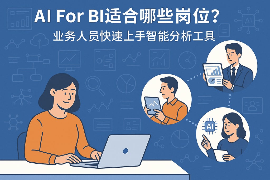 AI For BI适合哪些岗位？业务人员快速上手智能分析工具